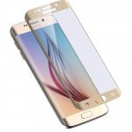 Wholesale Samsung Galaxy S6 Edge Plus Tempered Glass Full Screen Protector (Glass Champagne Gold Clear)